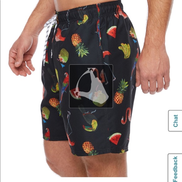 New Men’s St John Bay Nylon Swim Trunks - Picture 3 of 7